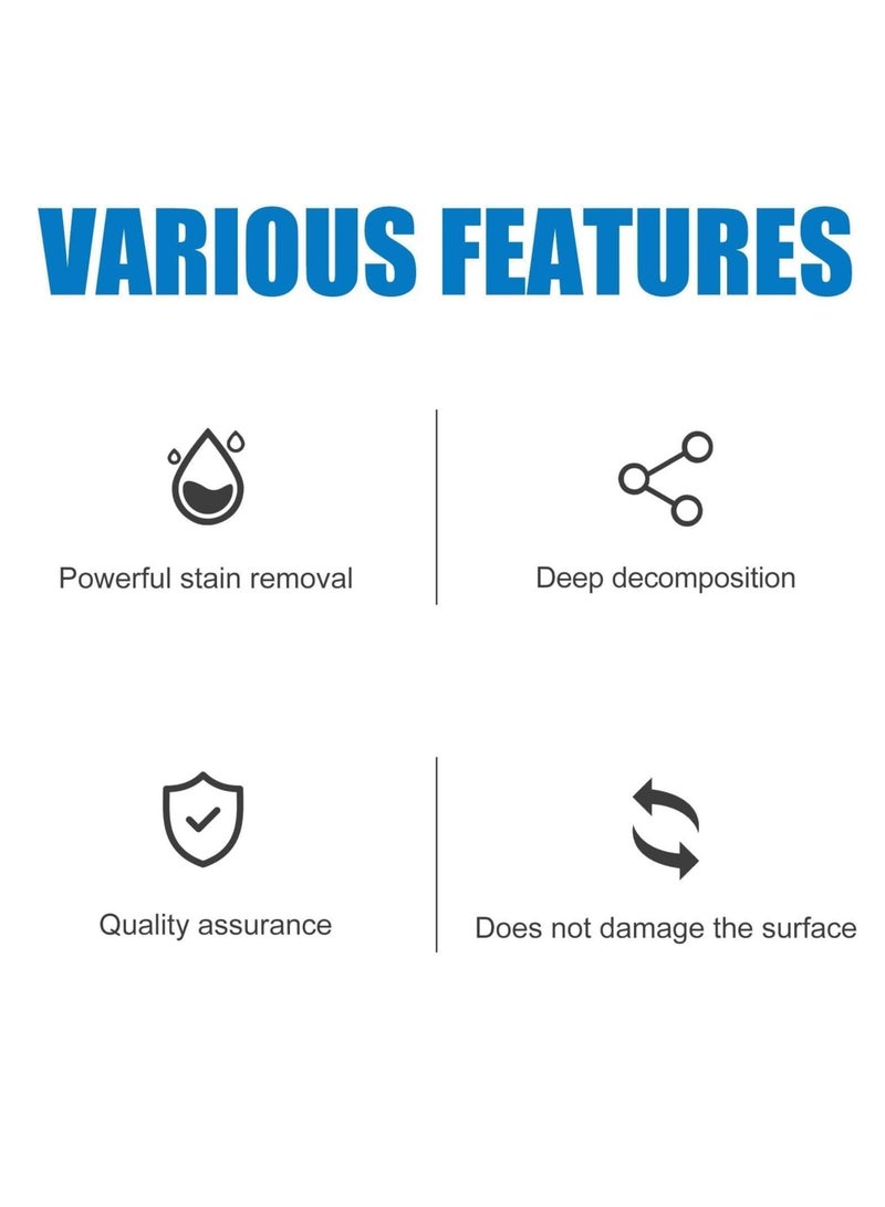 Excefore Splash Foam Toilet Cleaner, Toilet Cleaner Fresh Scent, Splash Toilet Cleaner, Splash Cleaner Foaming for Toilet, Removes Stains - Image 3