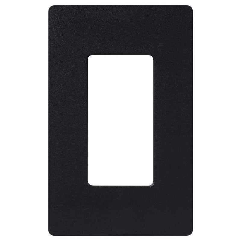 LUTRON لوحة حائط لوتрон كلارو 1 مجموعة مزخرفة/رافع، ساتين، منتصف الليل (1-عبوة) | SC-1-MN - Image 1