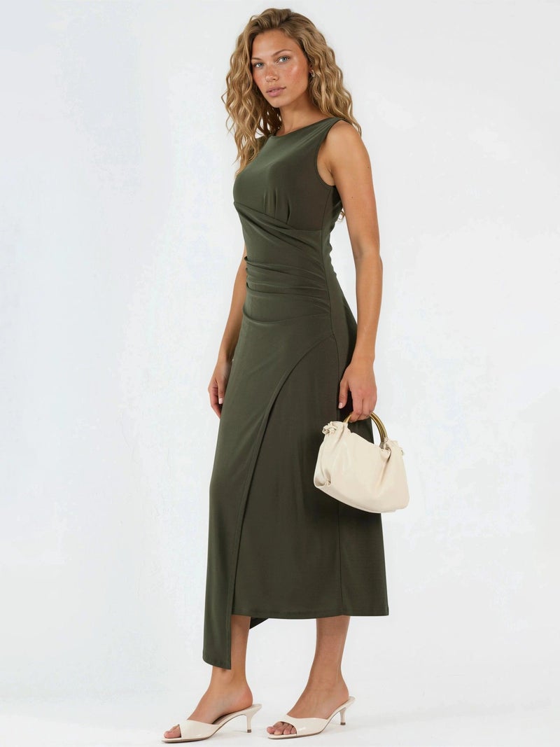 HICCUP Ruched A-Line Midi Dress - Image 2