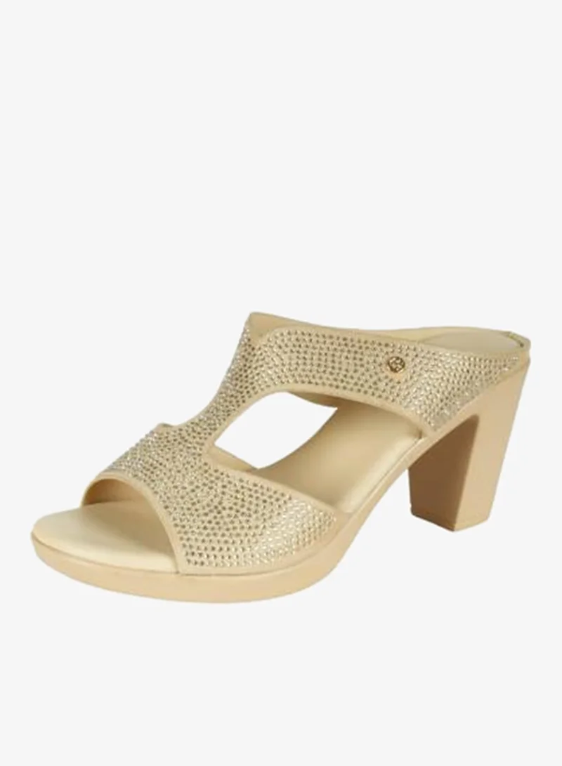 Michelle Morgan 092-2902 Michelle Morgan Ladies High Heel Sandals RJL199-11B Beige