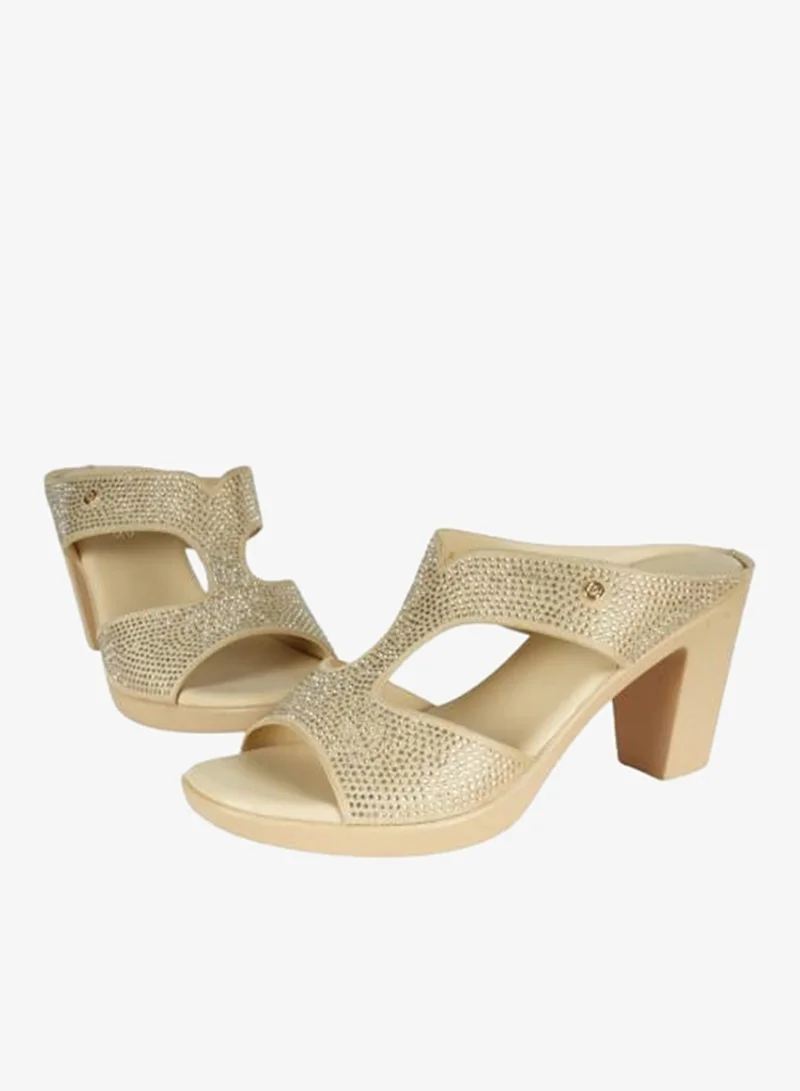 Michelle Morgan Beige 092-2902 Michelle Morgan Ladies High Heel Sandals RJL199-11B Beige for Women | Best Price UAE