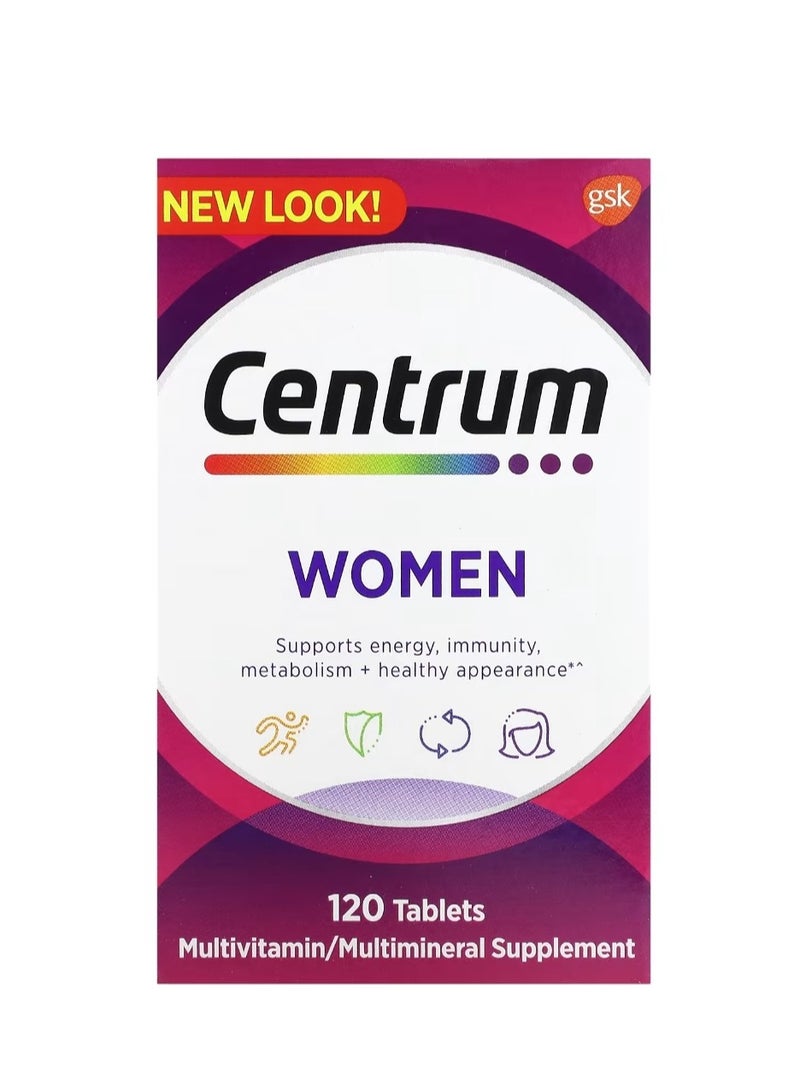 Centrum Women Multivitamin 120 Tablets - Image 1