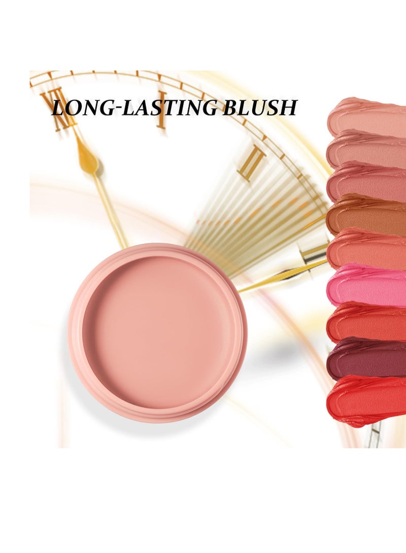 SYOSI Cream Blush, Matte Moisturizing Makeup Effect, Long Lasting, Easy to Apply, Anti smudge, Natural Makeup, Cream Blush Suitable For Women in Various Occasions 03 Candy Pink - Image 5