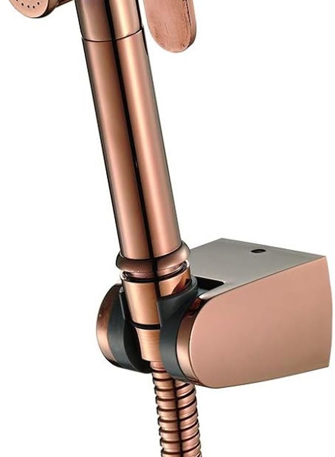 بيديه بخاخ محمول من النحاس الوردي الذهبي، مجموعة دش محمولة لغسل حفاضات القماش - Image 1