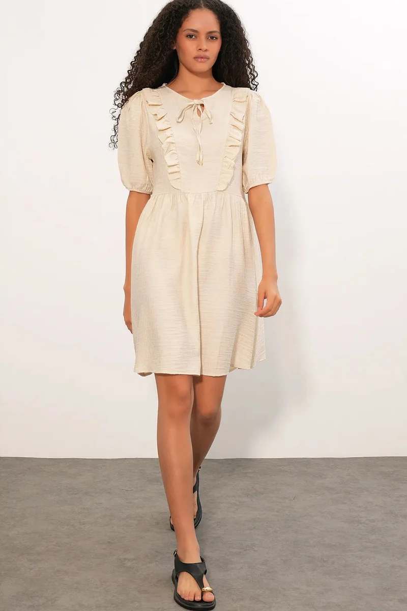 بيغ دارت BDART Women's A-line Mini Smock Dress