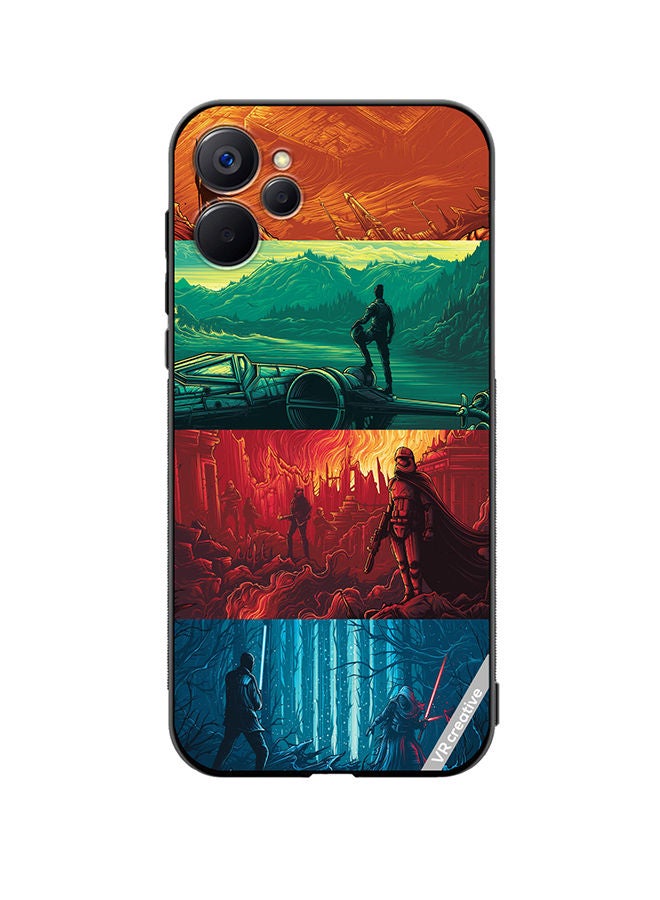 VR CREATIVE Protective Case Cover For Realme 9i 5G Phases Of Life Design Multicolour - Image 1