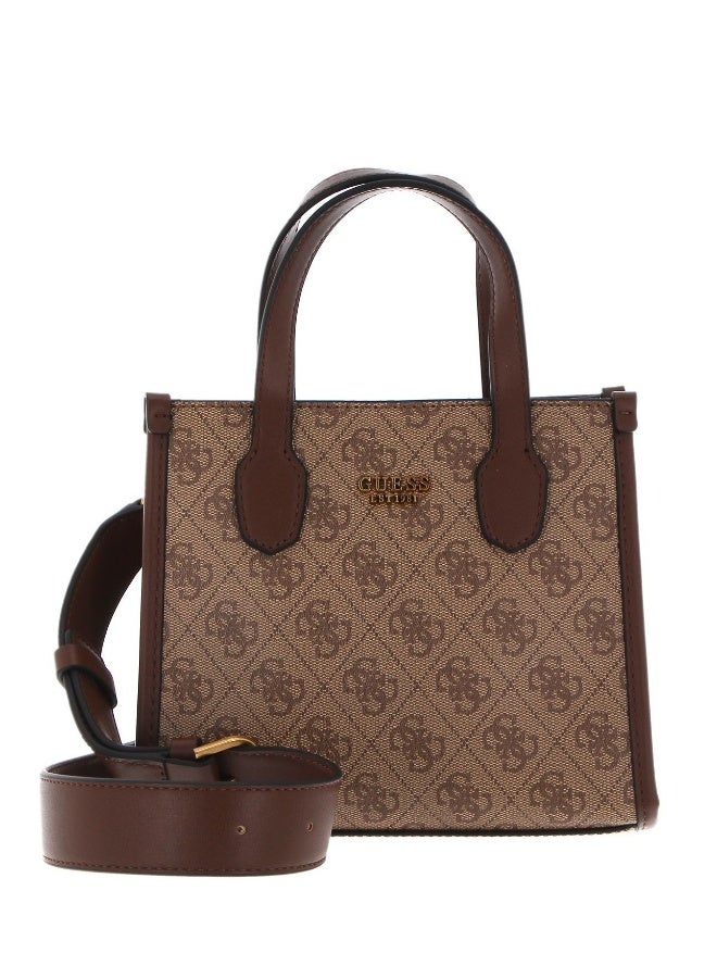 GUESS Guess Silvana Mini Handbag Logo 4G  - Image 1