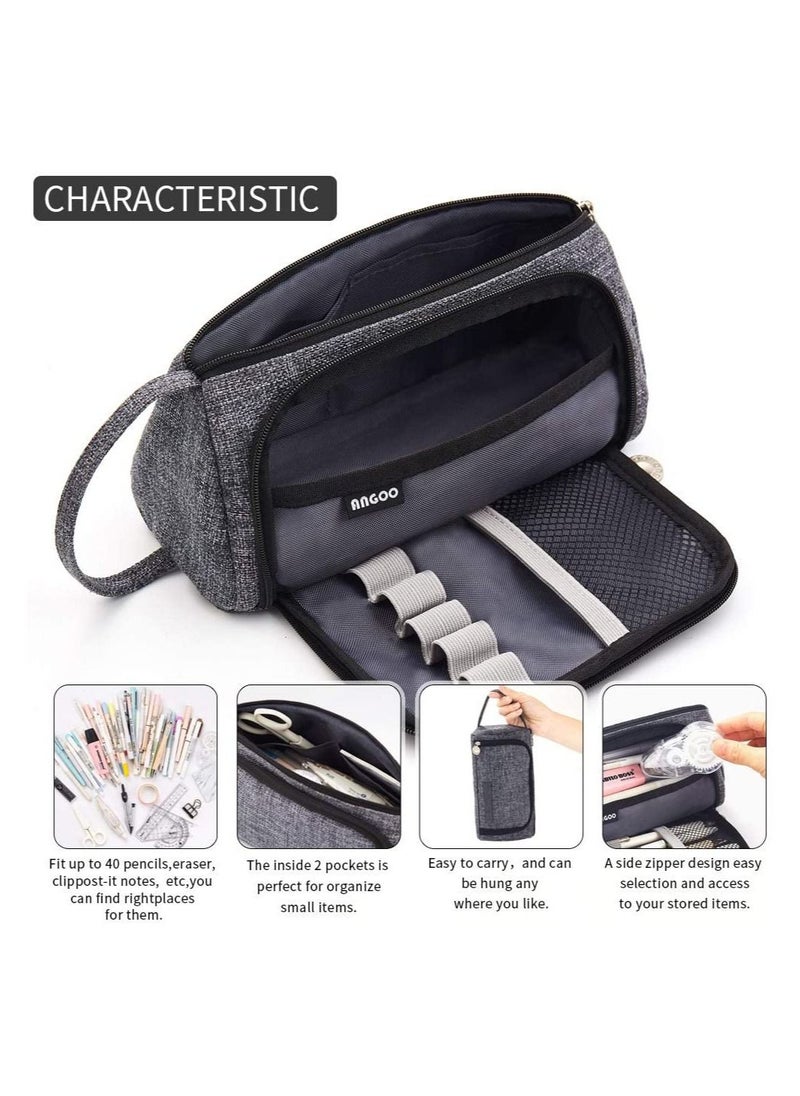 Eazy Kids Eazy Kids Pencil Bag - Grey  - Image 2