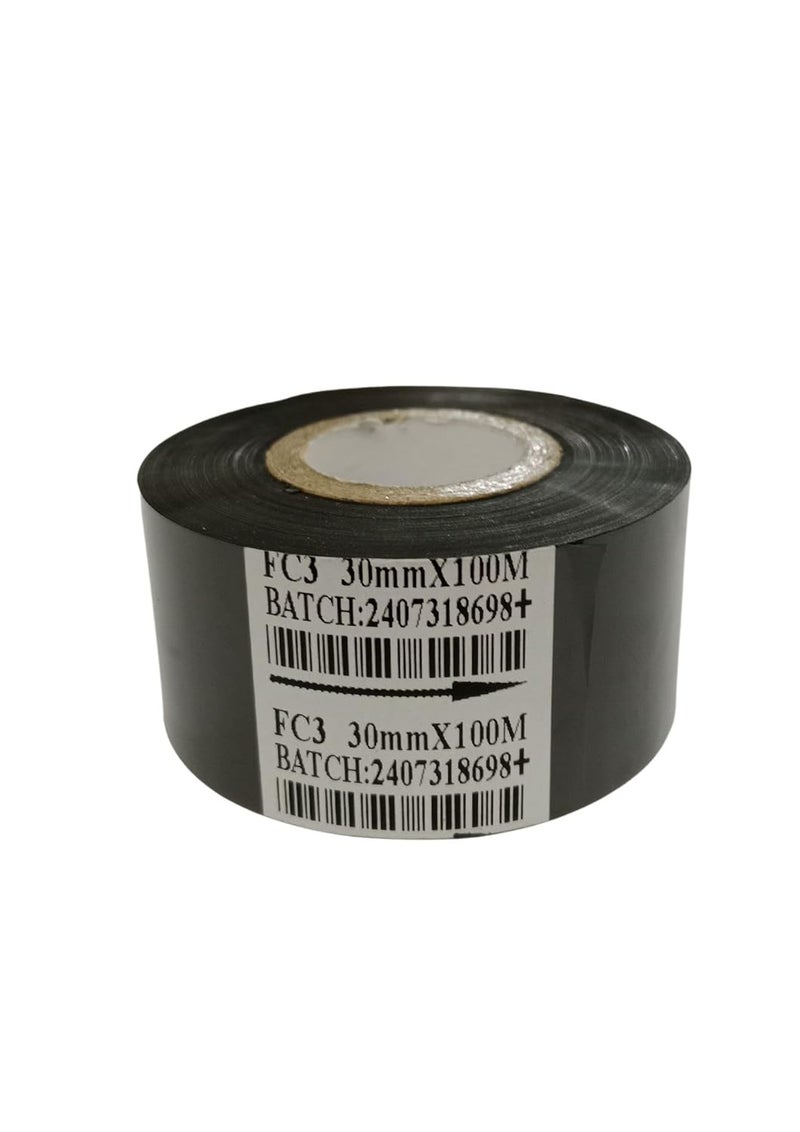 MACWID Black Hot foil Stamp Ribbon for Coding Machine (30MM x100M) (1) - Image 1