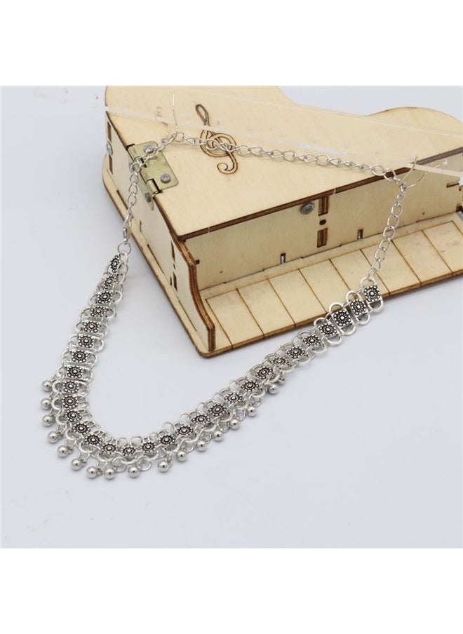 yongsheng Flower Choker Necklace， Treasures Vintage Choker Necklace - Adjustable  - Image 2