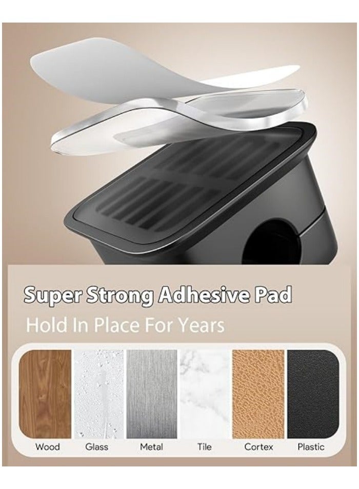 8 Pack Cord Organizer Holder,Strong Adhesive Desk Cable Management Magnetic Easy Open,Organize Phone Charging Cords Wire Holder Organizer Neatly for Home,Office,Car,Desk,Nightstand - Image 4