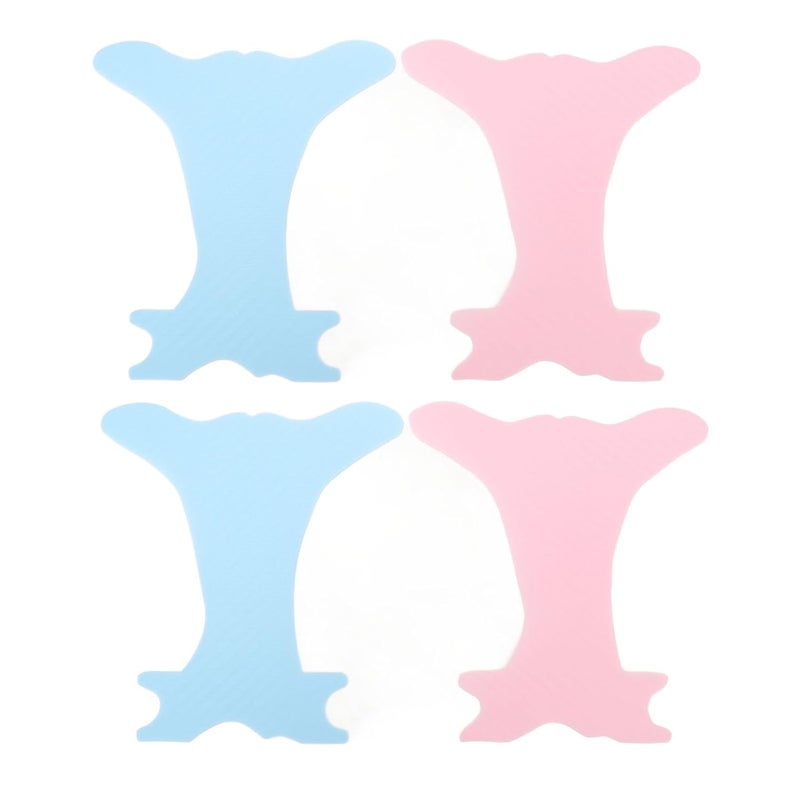 4pcs Positioning Eyebrow Stencil Set of 4 Multifunctional Eyebrow Stencils, Suitable for Different Face Shapes, and Eyebrow Shape Needs, Convenient for Carrying - Image 1