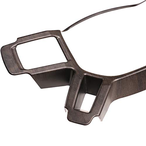CHEYA for Land Rover Defender 110 2020 Accessories ABS Interior Steering Wheel Decoration Cover Trim Car Accessories (Oak Wood Grain) - Image 3