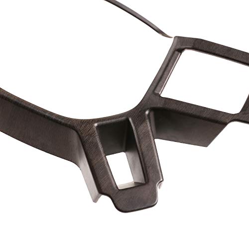 CHEYA for Land Rover Defender 110 2020 Accessories ABS Interior Steering Wheel Decoration Cover Trim Car Accessories (Oak Wood Grain) - Image 4
