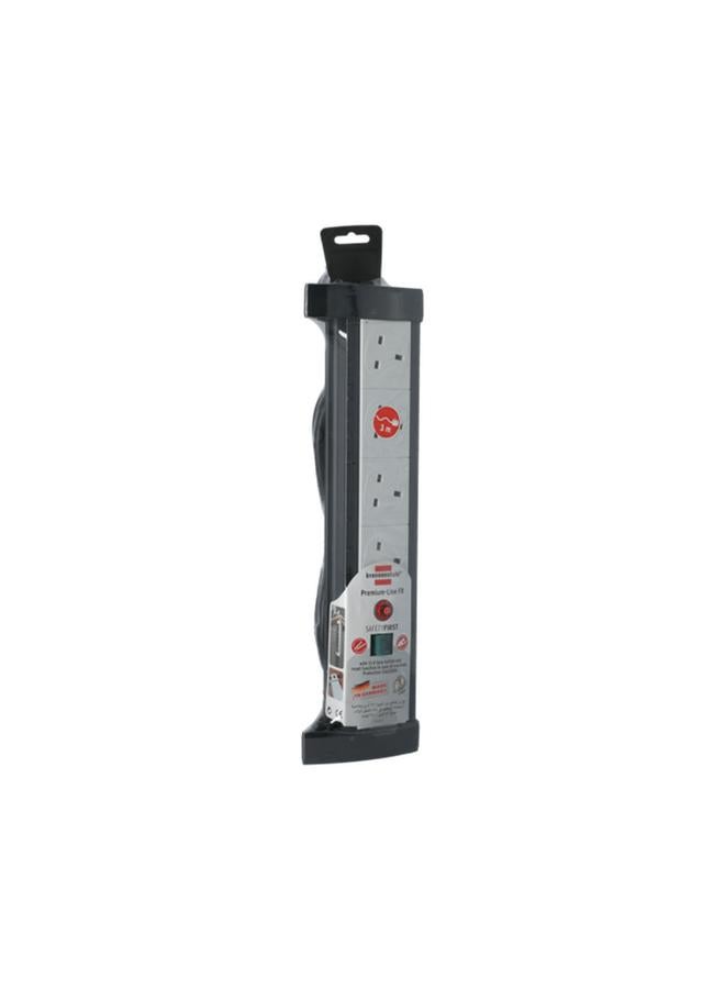 Brennenstuhl 4-Socket Extension Cord Black and White 3m - Image 3