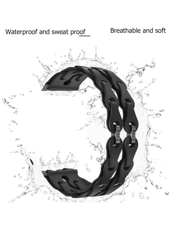 Huawei Watch Fit 3 And Fit 4 Universal Hollow Design Replacement Strap - High-Quality, Lightweight, Stylish And Durable - Easy To Install - Huawei Watch Fit 3 And Fit 4 Universal Replacement Strap  - Image 5
