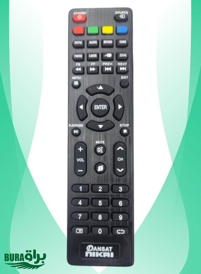 BURAQ Universal Replacement Remote Control For Dansat And Nikai Lcd Led Tv