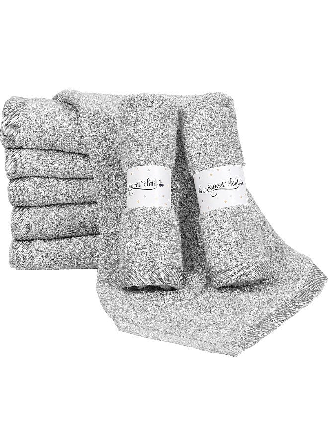 Sweet Child 8-Pack Baby Washcloths -Super Soft Rayon Washcloth, Baby Wash Cloths for Newborn,Infants and Kids, Bath Baby Towels, Body and Face Towel, Face Cloths for Washing Face - Image 4