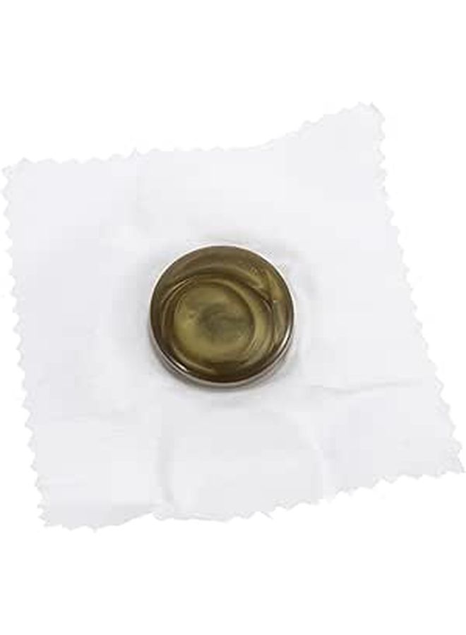 Silver Powder Violin Rosin Olive Green Enhanced Grip Instrument Care - Image 1