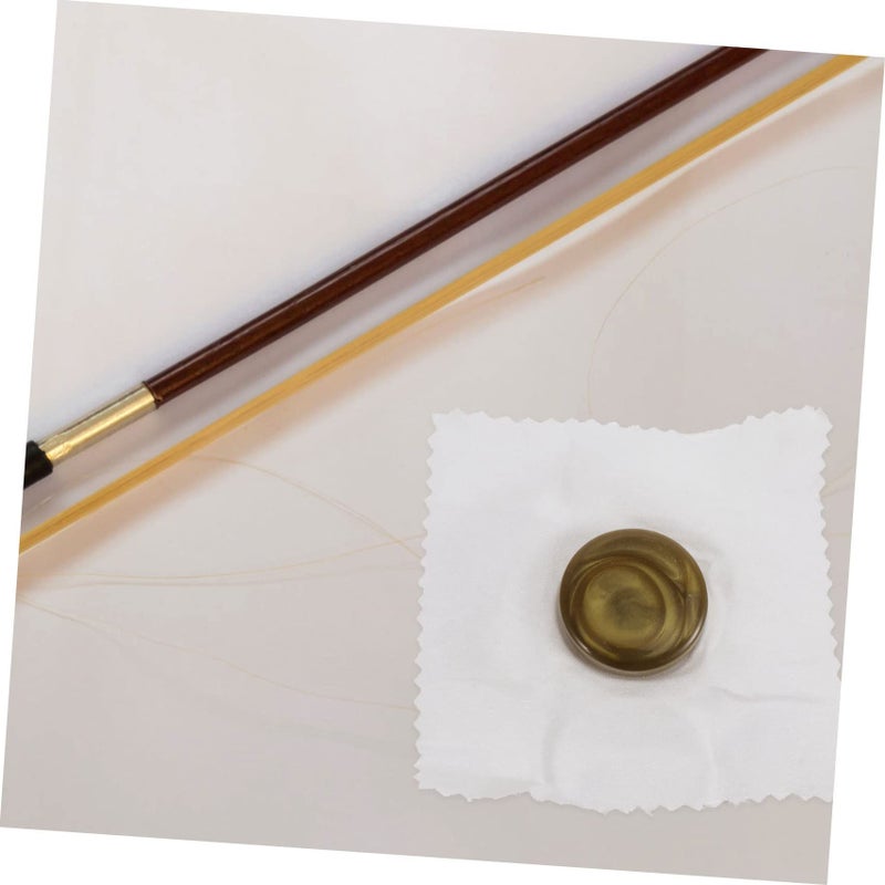 Silver Powder Violin Rosin Olive Green Enhanced Grip Instrument Care - Image 5