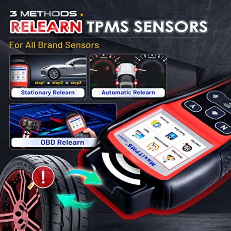أداة برمجة MaxiTPMS TS508WF TPMS، إصدار 2025 WiFi. من TS508 TS501 Pro TS601 TS408S TPMS أداة إعادة تعلم، تنشيط/إعادة تعلم جميع المستشعرات، برنامج مستشعرات MX 315/433 ميجاهرتز، إعادة تعيين/تشخيص TPMS - Image 5
