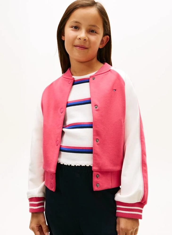 TOMMY HILFIGER Youth Color Block Varsity Bomber Jackets