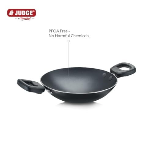 Judge by Prestige Everyday Deep Appachatty with Lid 0.8 L Capacity 20 Cm Diameter (Aluminium|Non-Stick, Black) - Image 5