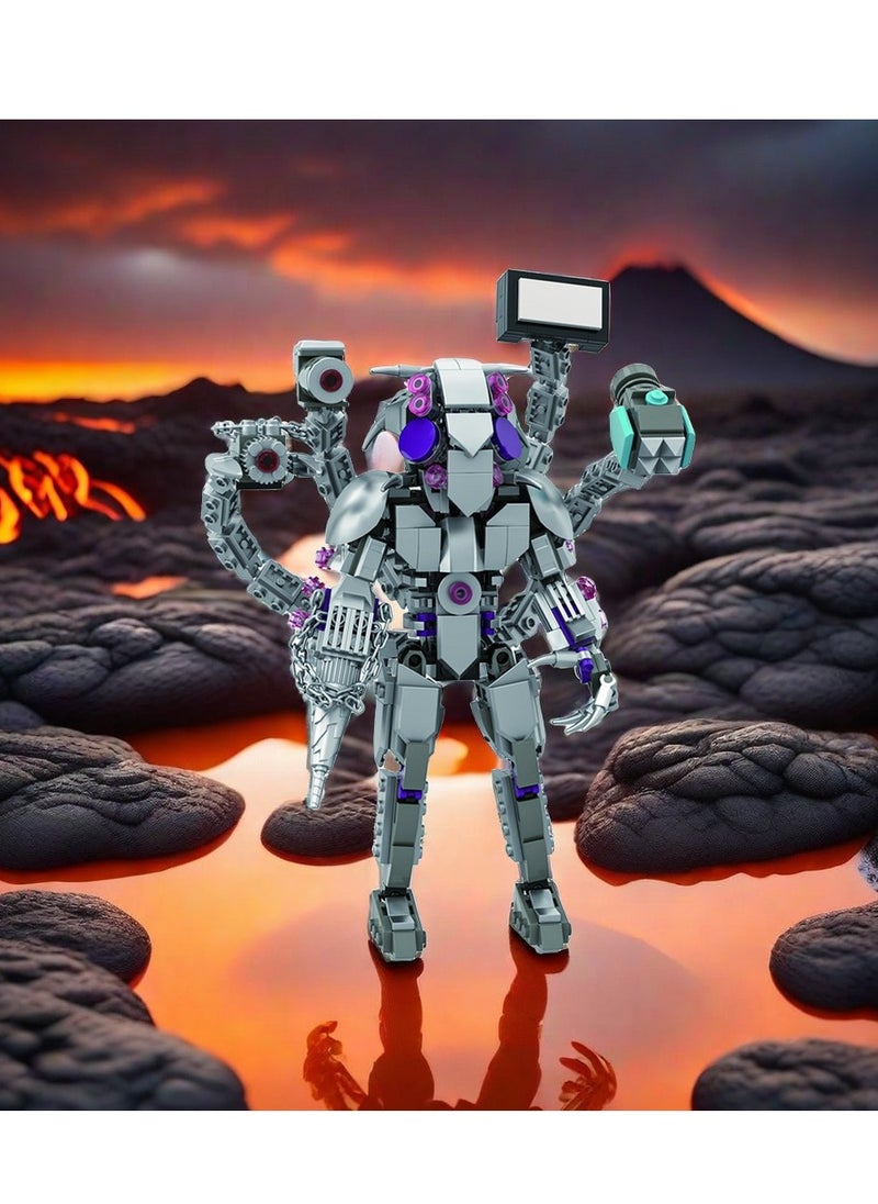 General Man Toy Building Blocks 467Pcs Anti Titan Void Monster Toy Ideas Toys Battle Game Model Ideas Toys Gifts for Adult & Kids  - Image 2