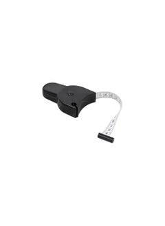 Automatic Telescopic Tape Measure, Ergnomic Self-Tightening Body Measure Tape, Lock Pin and Push-Button Retract, Portable Design Double Scales Rulers for Arms Thigh and Waist (Black)