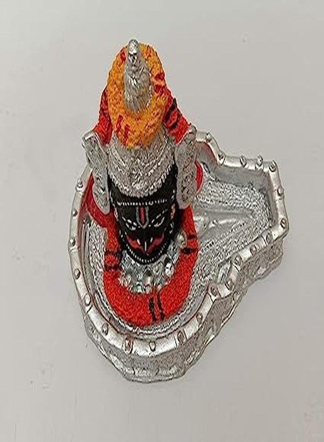 A & S VENTURES Ujjain Mahakaleshwar Shivling Shri Baba Mahakal Idol Medium for Temple, Shivratri Saawan Worship, Blessings Gift Cardashboard - Image 2