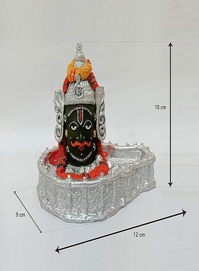 A & S VENTURES Ujjain Mahakaleshwar Shivling Shri Baba Mahakal Idol Medium for Temple, Shivratri Saawan Worship, Blessings Gift Cardashboard - Image 4