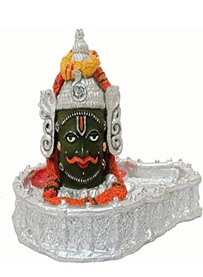 A & S VENTURES Ujjain Mahakaleshwar Shivling Shri Baba Mahakal Idol Medium for Temple, Shivratri Saawan Worship, Blessings Gift Cardashboard - Image 1