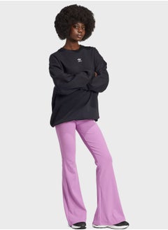 Adidas Essential Ribbed Flared Tights  - Image 5