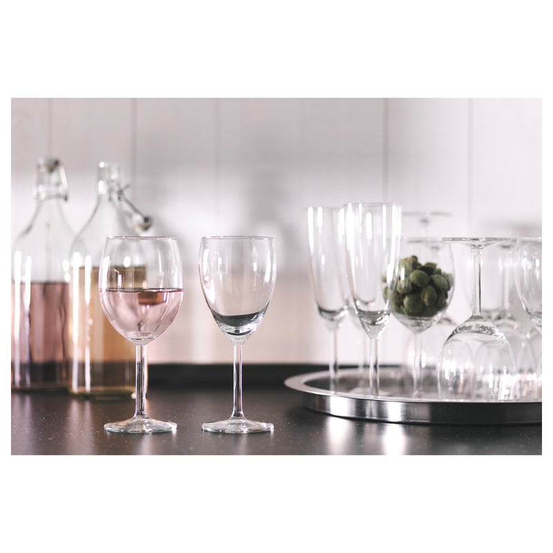 Baitique Clear Glass Juice Glasses, 44 cl, Set of 6 - Image 3