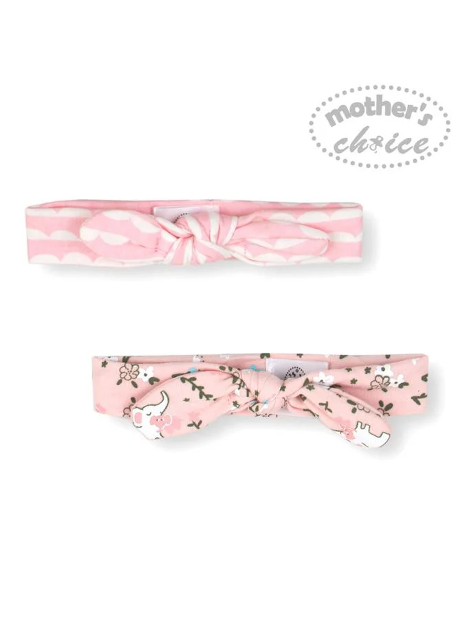 Mothers Choice Pack of 5 - Floral Print Bib and Headband