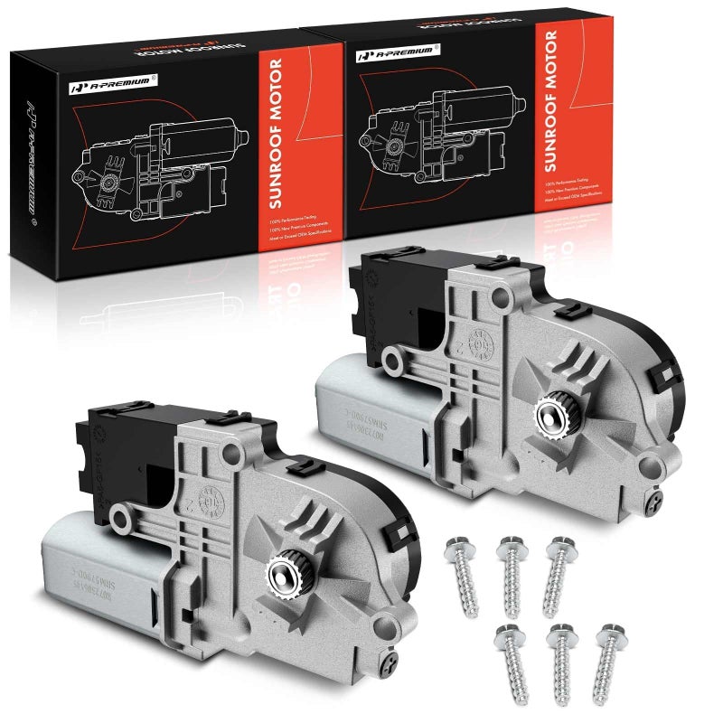 APremium Sun Roof Sunroof Moon Roof Motor Compatible with Ford Explorer 20112017 Left and Right BB5Z15790A 2PC Set