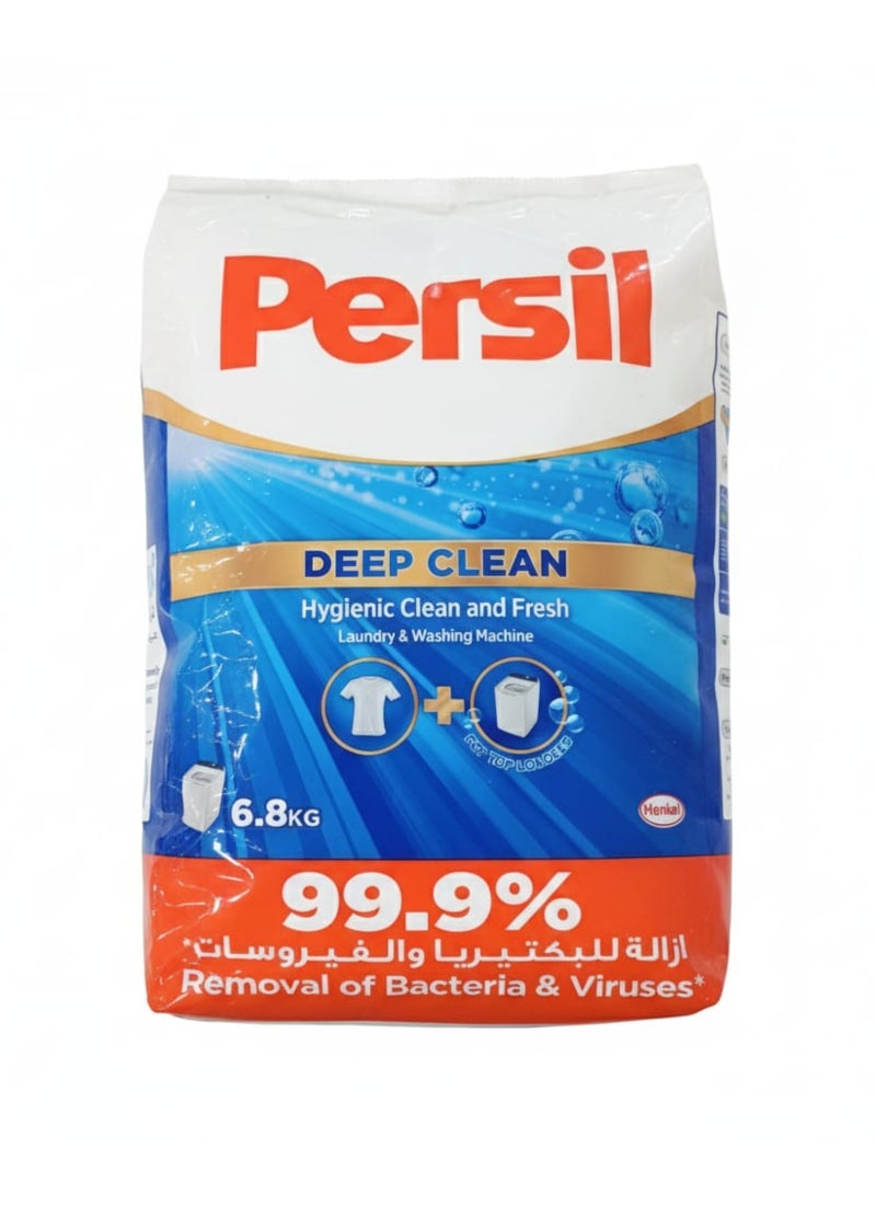 Powder Laundry Detergent With Deep Clean Plus Technology For Perfect Cleanliness And Long Lasting Freshness 6.8kg
