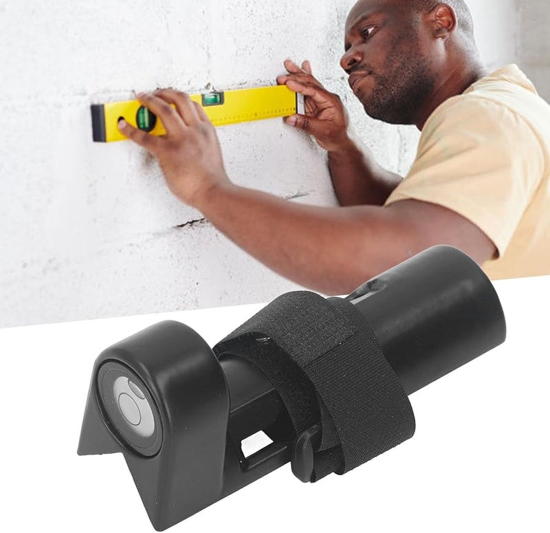 Aluminum Adjustable 90 Degree Bubble Level for Tower Ruler Home Renovation - Image 4