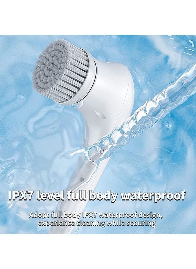 Arabest Electric Spin Scrubber, Electric Cleaning Brush, with 5 Replaceable Cleaning Brush Heads and USB Portable Electric Spin Cleaner - Image 5