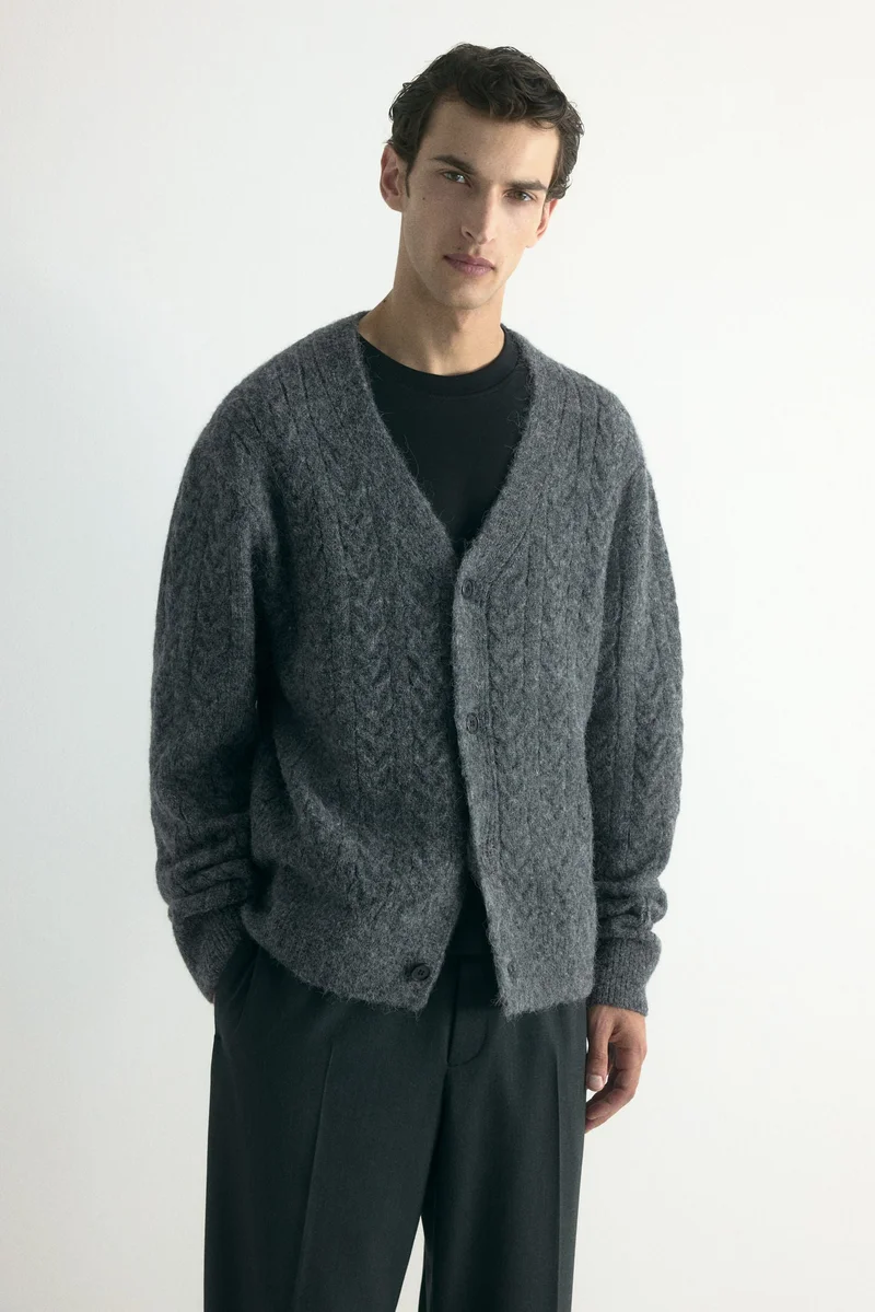 H&M Loose Fit Wool-blend cardigan