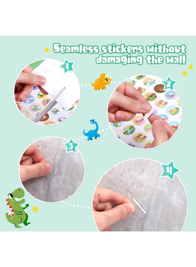 GWHOLE Potty Training Chart Dinosaur Potty Training Chart Potty Training Reward Chart Potty Chart for Toddlers Boys - Image 3