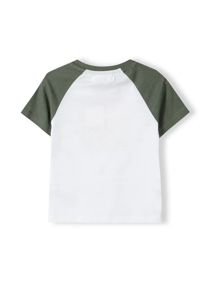 مينوتي Kids Boys Summer T-Shirt With Contrast Sleeves