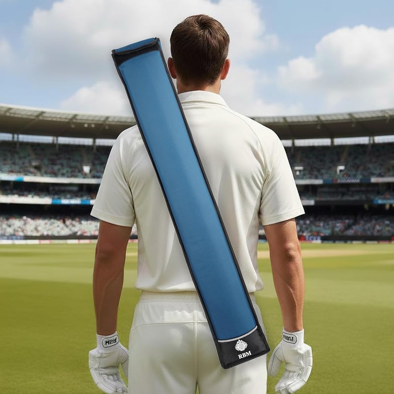 RBM Cricket Bat Cover | Waterproof Polyester Bat Carry Bag with Adjustable Strap | Durable & Lightweight | Suitable for All Standard Cricket Bats (RBMBTBAG01/2) - Image 1