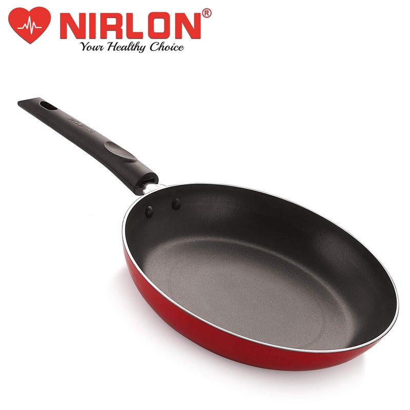 Nirlon Non Stick Coating Gas Compatible Aluminium Mini Fry Pan/Tapper Pan 24 cm [3_mm_Classic_TP_24] - Image 2