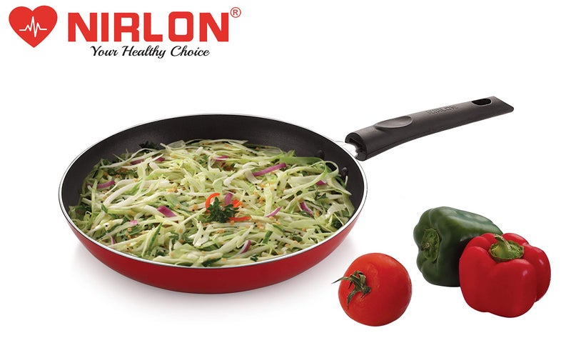 Nirlon Non Stick Coating Gas Compatible Aluminium Mini Fry Pan/Tapper Pan 24 cm [3_mm_Classic_TP_24] - Image 5