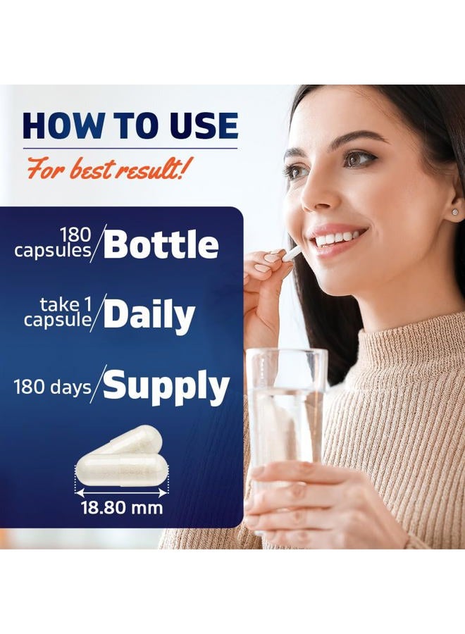 Vitamatic Moringa Capsules 10,000 mg Equivalent Per Serving (from 50:1 Extract 200 mg) - 180 Capsules - Pure Moringa Oleifera Leaf Powder Supplement - Green Superfood - Non-GMO, Made in The USA - Image 3