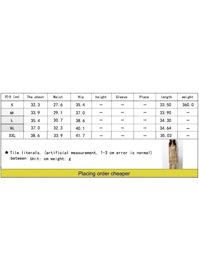 NIBEMINENT Fashionable Fringed Sequin Birthday Party V-neck Halter Feather Patchwork Dress For Women  - Image 2