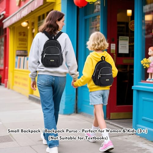 AOTIAN Mini Nylon Women Backpacks Casual Lightweight Small Daypack for Girls - Image 2