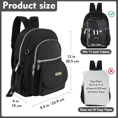 AOTIAN Mini Nylon Women Backpacks Casual Lightweight Small Daypack for Girls - Image 3