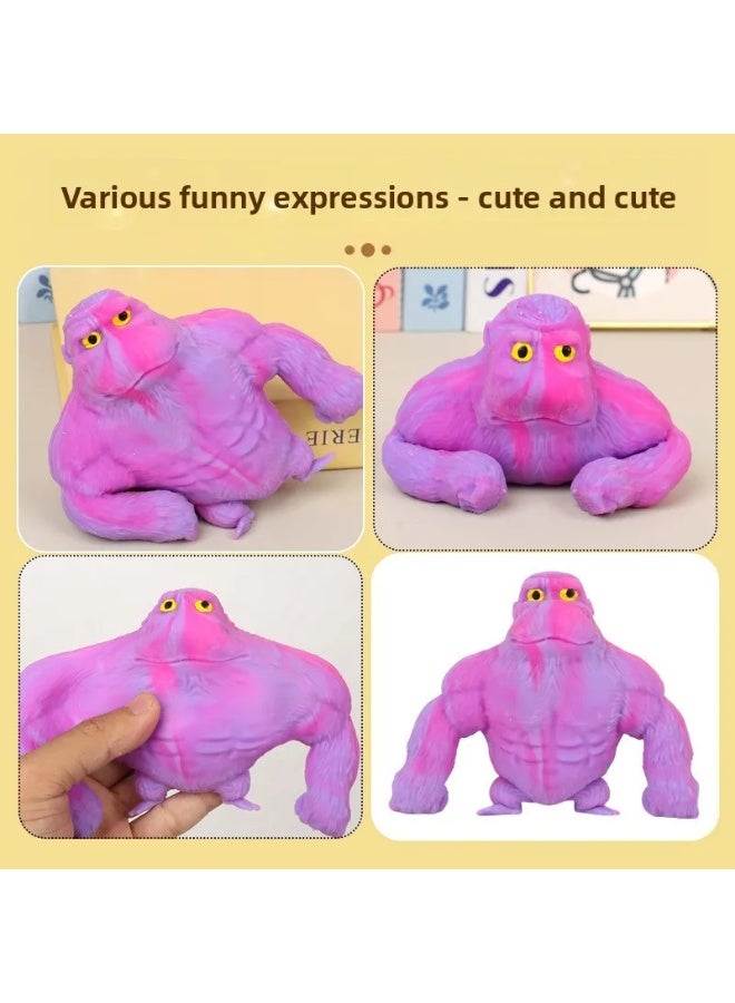Squishy Fidget Gorilla Toy, PU Material Stress Relief Sensory Toy for Kids - Image 3
